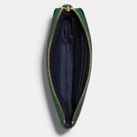 Corner Zip Wristlet With Coach Monogram Print- NWT - Picture 3 of 5